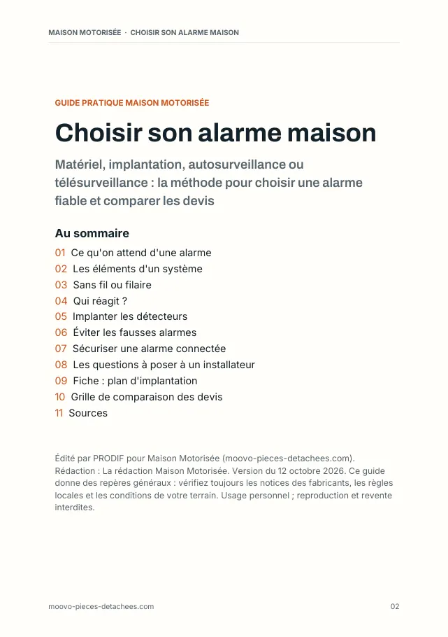 Aperçu de la page 2 de l'ebook Choisir son alarme maison