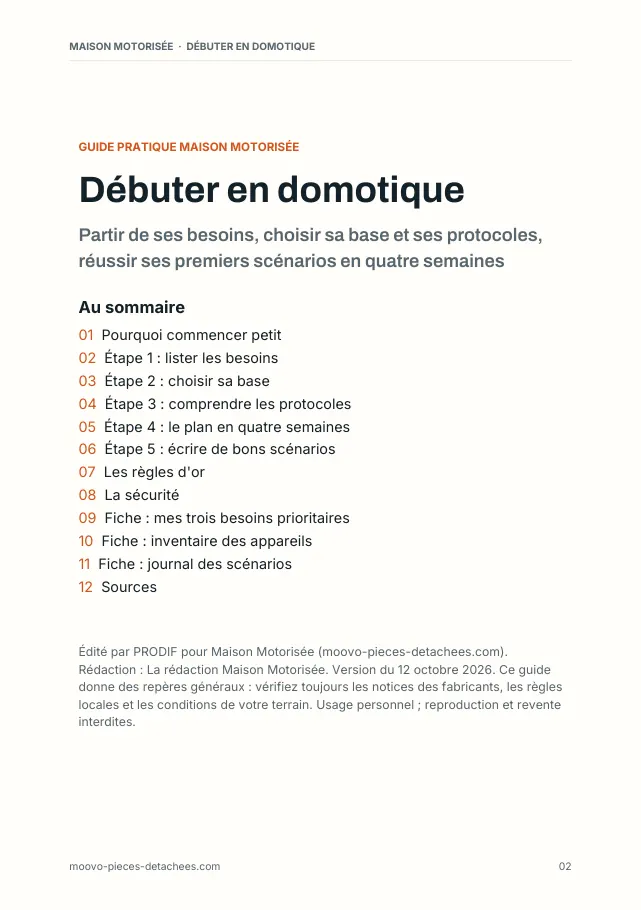 Aperçu de la page 2 de l'ebook Débuter en domotique