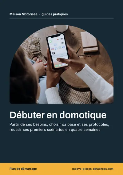 Couverture de l'ebook Débuter en domotique