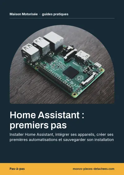 Couverture de l'ebook Home Assistant : premiers pas