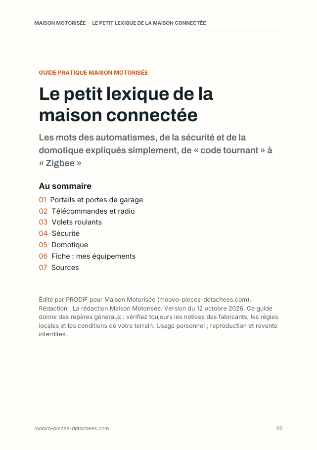 Aperçu de la page 2 de l'ebook Le petit lexique de la maison connectée
