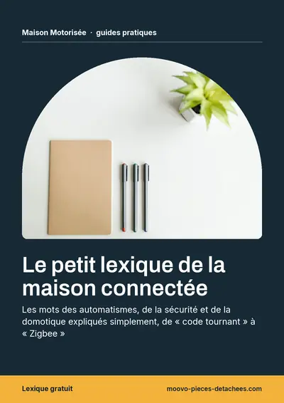 Couverture de l'ebook Le petit lexique de la maison connectée