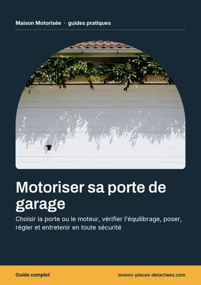 Couverture de l'ebook Motoriser sa porte de garage