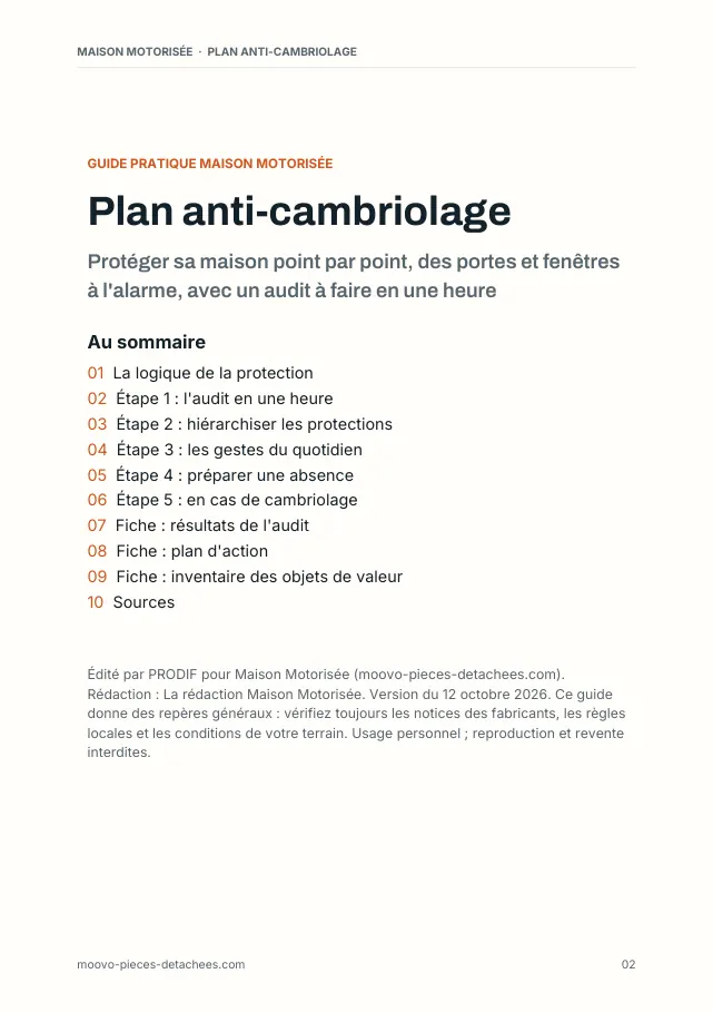 Aperçu de la page 2 de l'ebook Plan anti-cambriolage