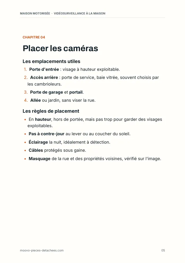 Aperçu de la page 5 de l'ebook Vidéosurveillance à la maison
