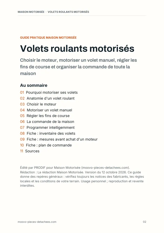 Aperçu de la page 2 de l'ebook Volets roulants motorisés